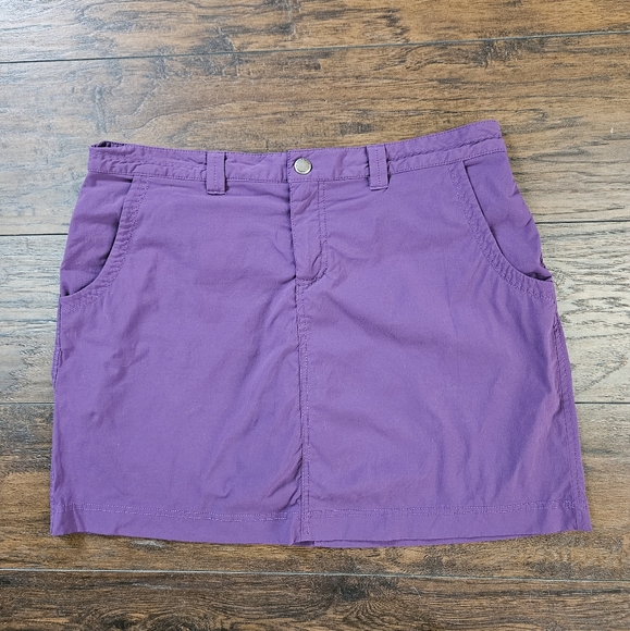 Eddie Bauer Women's Bundle of 3 Travex Stretch Tech Skorts Size 12 Purple Cream - Picture 7 of 16